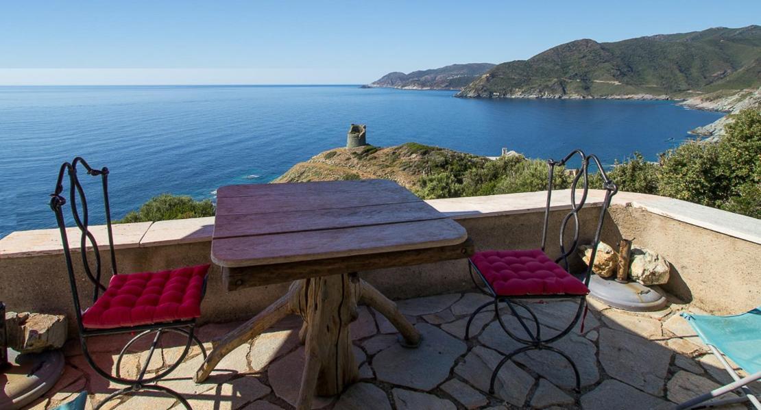 Coin De Paradis Vue Dominante Sur Mer, Montagne Et Tour Genoise Avec Jacuzzi Pino Dış mekan fotoğraf