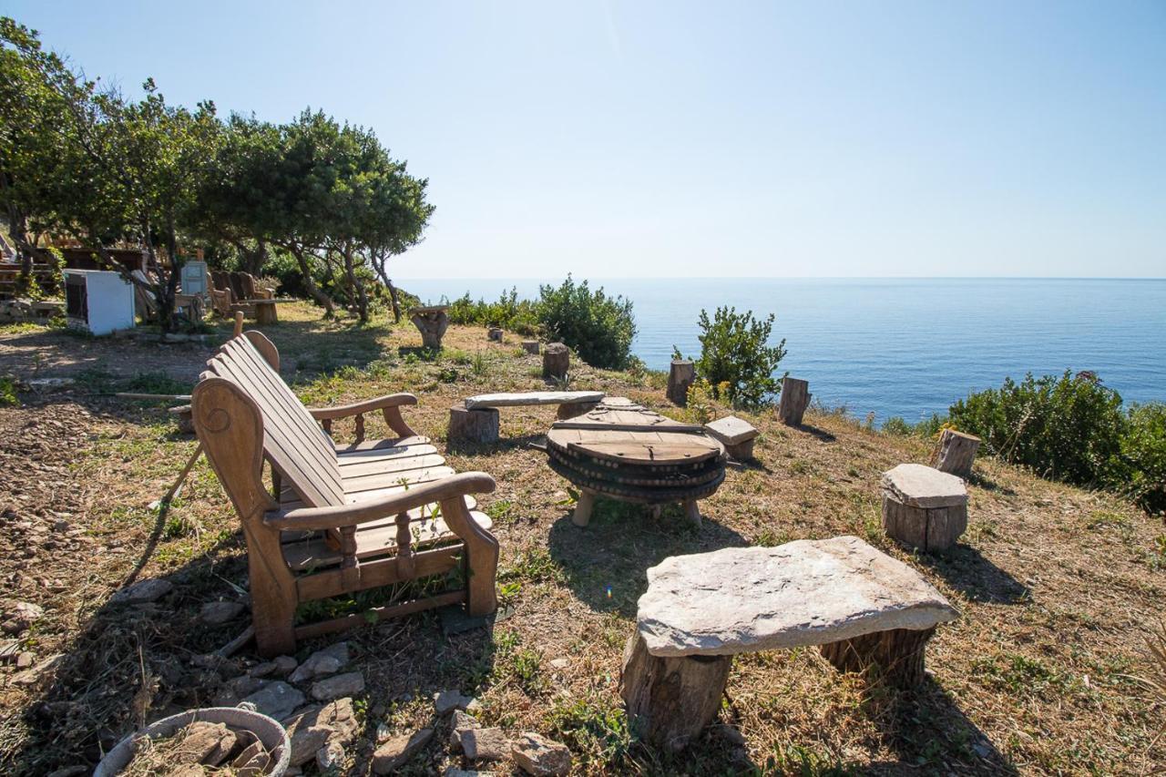 Coin De Paradis Vue Dominante Sur Mer, Montagne Et Tour Genoise Avec Jacuzzi Pino Dış mekan fotoğraf